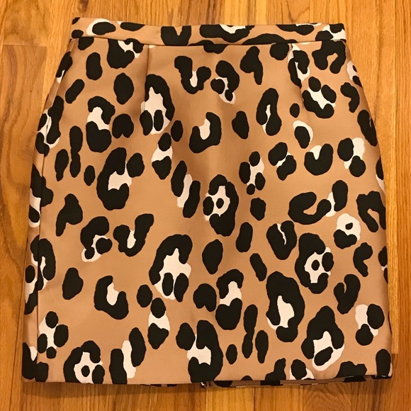 Adam Lippes Leopard Jacquard Mini Skirt - Picture 3 of 6
